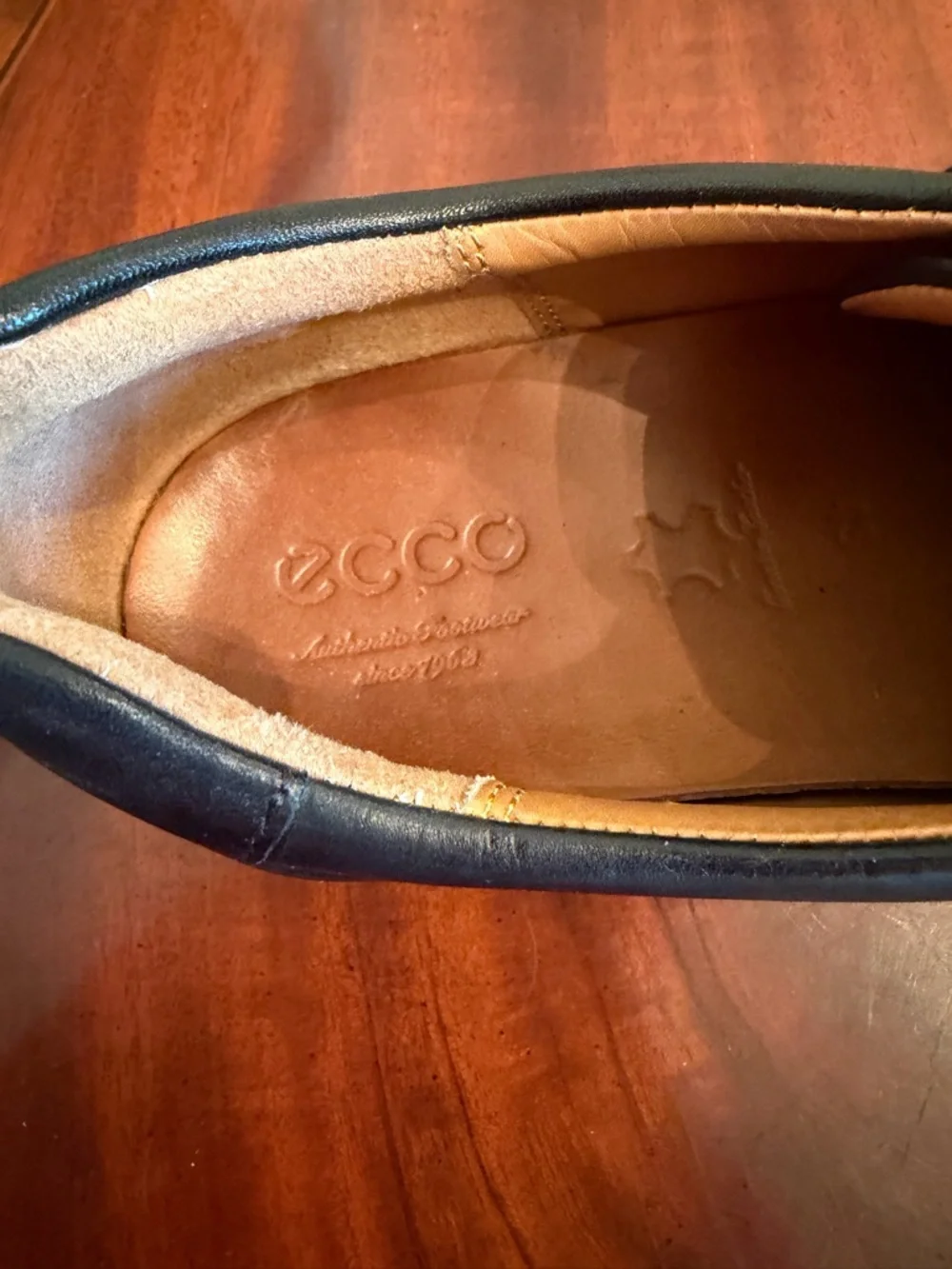ECCO Black Leather Oxford Derby Shoes Men’s EU 43 US 9-9.5